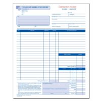 General Contractor Invoice Forms