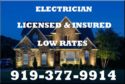 ELECTRICIAN - SMALL FAMILY OWNED BIZ - FAST SERVICE < < (Raleigh & Surrounding)