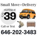 NYC Area Small Move or Furniture Delivery (Brooklyn & NYC Area)