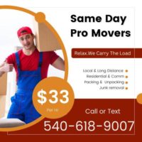 🚛EXPERT LOCAL MOVERS-$33/hr☎️NO CHARGE FOR SMILES