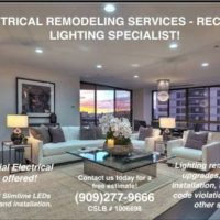 🛑ELECTRICIAN-EV CHARGERS, RECESSED LIGHTING, ELECTRICAL REMODELS ☎