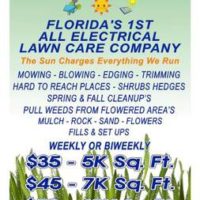 Clean Air 🌿Electric Lawncare 🌿 Lawncare & Gardening services $35